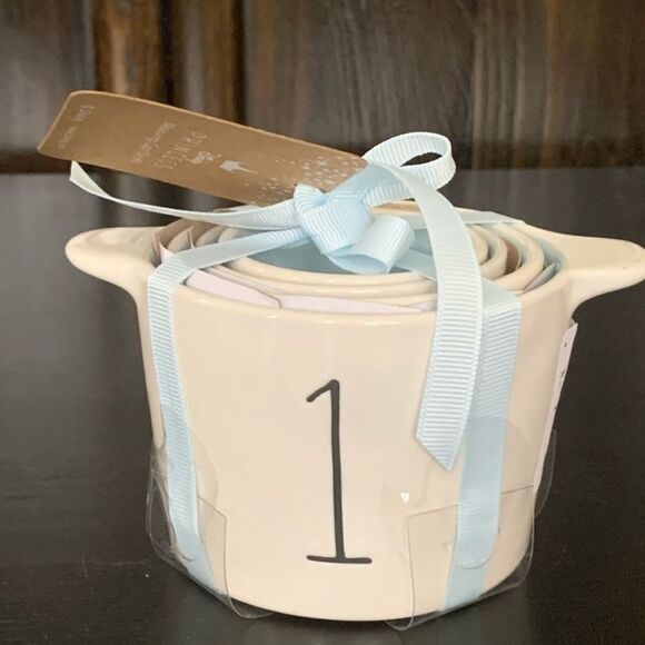 Rae Dunn Cinderella Disney Princess Measuring Cups - Gus Gus Mouse Bird - Picture 4 of 6